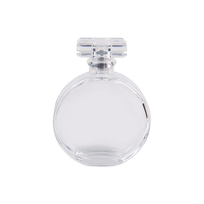 بطری عطر شفاف بیضی